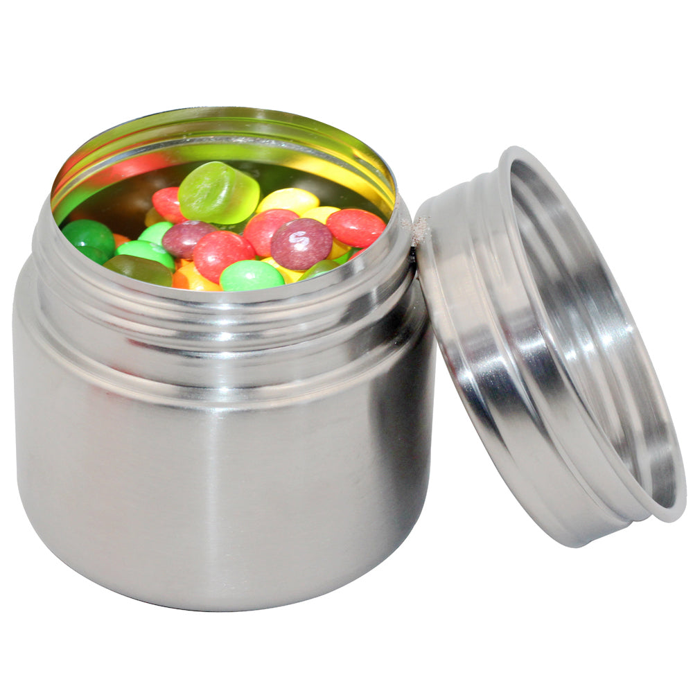 CoaGu 8oz Sugar Canisters 18/8 Stainless Steel Lunch Containers for For Child's Lunch, Tea, Sugar, Coffee, Candy